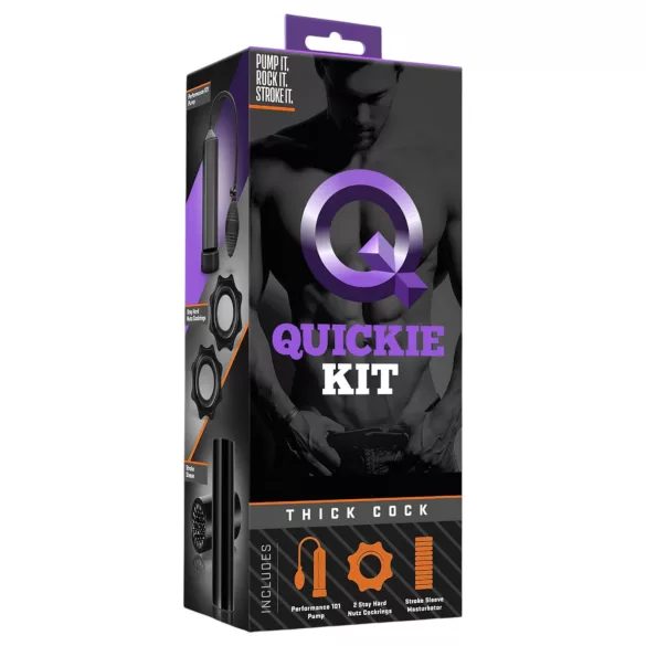 Quickie Kit - Thick Penis Pump Set (4 Pieces)