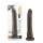 Dr. Skin 8.5 - lifelike dildo with suction cup (brown, 20.5 cm)