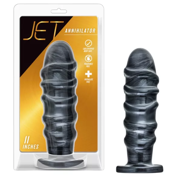 Blush Jet - XXL anal dildo (black)
