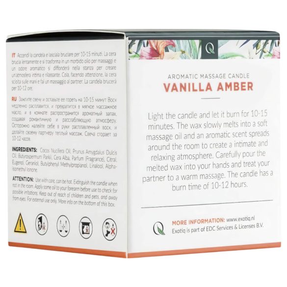Exotiq Vanilla Amber Massage Candle (60g)