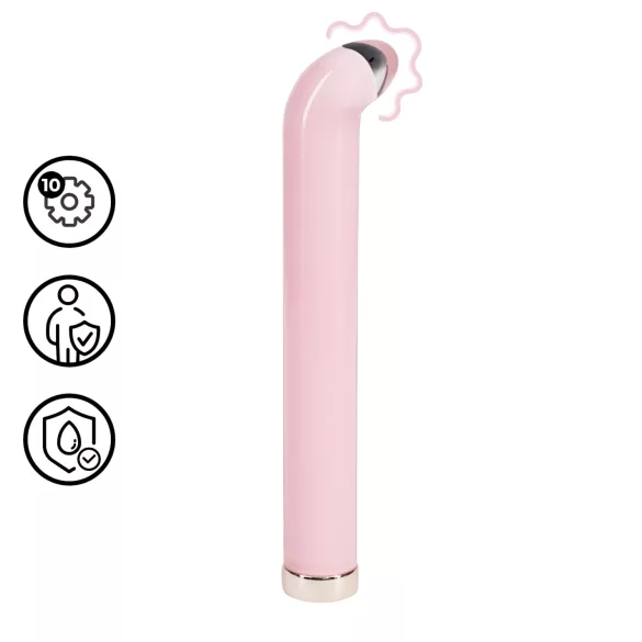 Loveline - G-spot glass vibrator (pink)