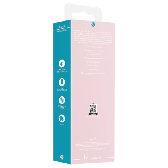 Loveline - G-spot glass vibrator (pink)