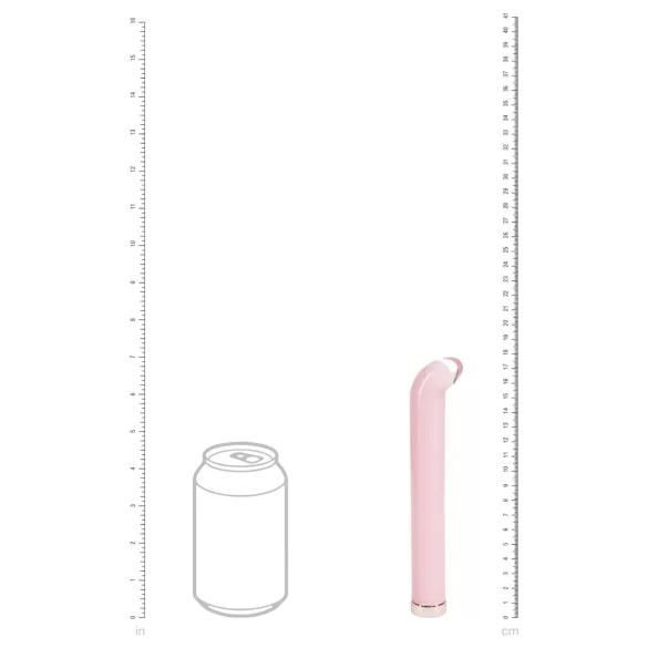Loveline - G-spot glass vibrator (pink)