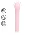 Loveline - glass vibrator with rounded head (pink)