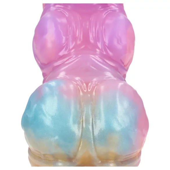 Ouch! Rainbow Invader - silicone fantasy dildo (rainbow)