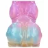 Ouch! Rainbow Invader - silicone fantasy dildo (rainbow)