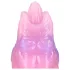 Ouch! Rainbow Invader - silicone fantasy dildo (rainbow)