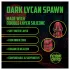 Ouch! Dark Lycan Spawn - silicone fantasy dildo (red-black)