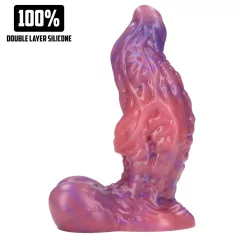 Ouch! Galactic Ravager - silicone fantasy dildo (purple)