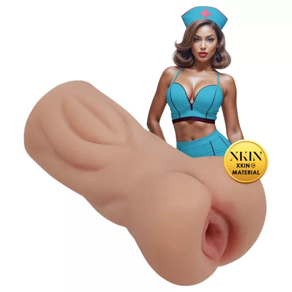 XKIN Naughty Nurse Trixie - lifelike vagina masturbator (natural skin tone)