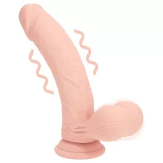   RealRock - dual-density realistic vibrator (flesh-coloured) - 18 cm