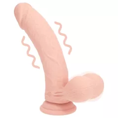   RealRock - Dual-Density Realistic Vibrator (Flesh-Coloured) - 20 cm