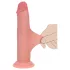 RealRock - dual-density realistic dildo (flesh-coloured) - 15.5 cm