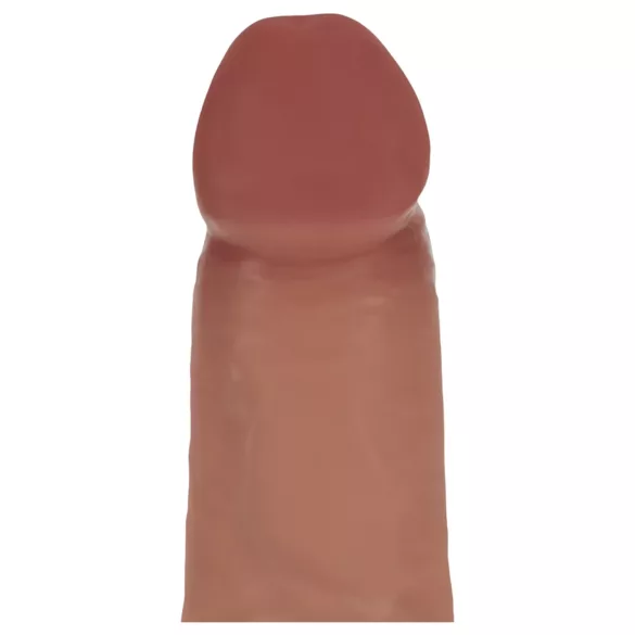 RealRock - double-density realistic dildo (tanned) - 15.5 cm
