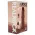 RealRock - double-density realistic dildo (brown) - 18.5 cm