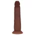 RealRock - double-density realistic dildo (brown) - 18.5 cm
