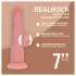 RealRock - dual-density realistic dildo (flesh-coloured) - 18.5 cm