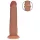 RealRock - Dual-Density Realistic Dildo (Tanned) - 18.5 cm