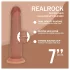 RealRock - Dual-Density Realistic Dildo (Tanned) - 18.5 cm