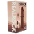 RealRock - dual-density realistic dildo (brown) - 20.5 cm