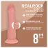 RealRock - dual-density realistic dildo (flesh-coloured) - 20.5 cm