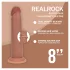RealRock - double density realistic dildo (tanned) - 20.5 cm