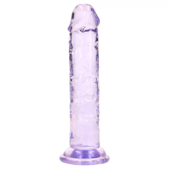 RealRock - lifelike dildo with suction cup (purple) - 12.7 cm