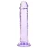 RealRock - lifelike dildo with suction cup (purple) - 12.7 cm