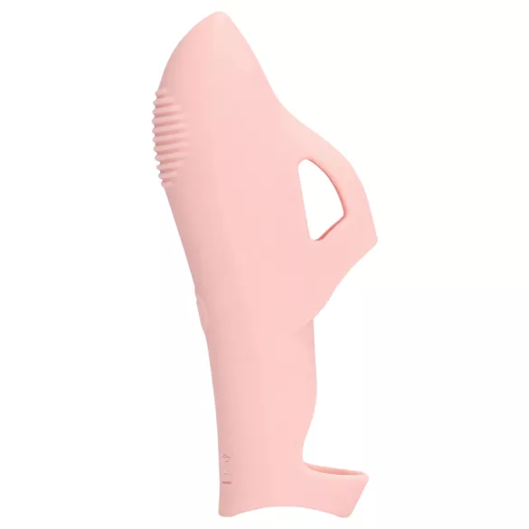 Loveline - Ribbed Finger Vibrator (Pink)