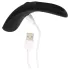 Loveline - Rechargeable Vibrating Black Penis & Testicle Ring
