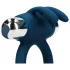 Loveline - Bunny Vibrating Ring (Blue)