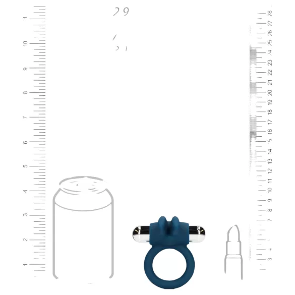 Loveline - Bunny Vibrating Ring (Blue)