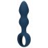 Loveline - Blue Ringed Anal Dildo - Medium Size