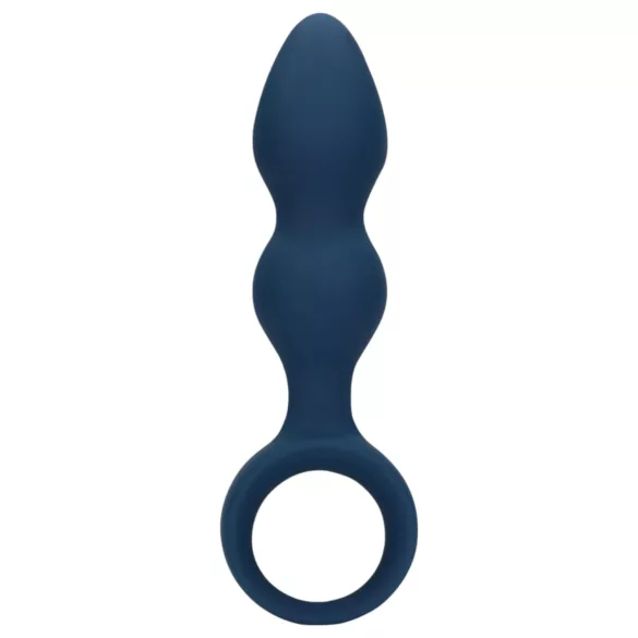 Loveline - Large Ringed Anal Plug (Blue)