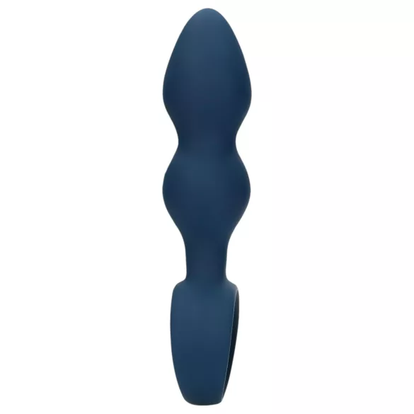 Loveline - Large Ringed Anal Plug (Blue)