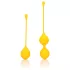 Loveline - Silicone Kegel Balls Set - 2 Piece (Yellow)