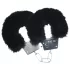 Ouch! - Plush Handcuffs (Black)