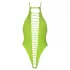 Ouch! - Neon Green Glow-in-the-Dark Open Bodysuit