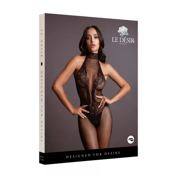 Le Désir - lace fishnet bodystocking (black) - S-XL