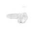 REALROCK - Clear Lifelike Dildo - Transparent (19cm)