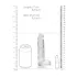 REALROCK - 15cm Crystal-Clear Lifelike Dildo