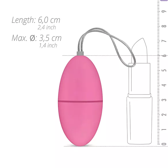 EasyToys - Wearable 7‑Function Remote Control Vibrating Egg (Pink)