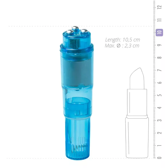 Easytoys Pocket Rocket - Vibrating Set - Blue (5-piece)