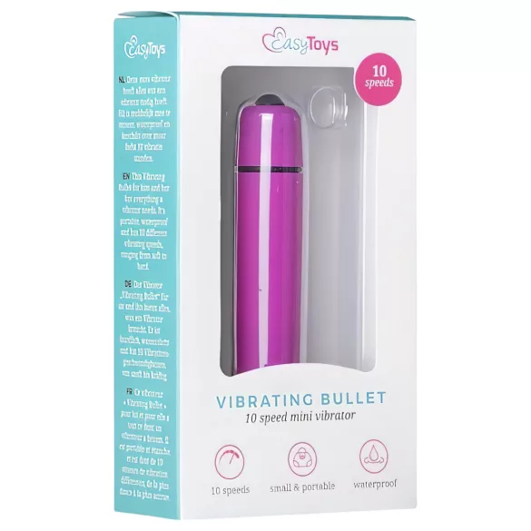 Easytoys Bullet - Waterproof Purple Mini Vibrator