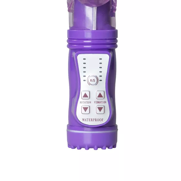Easytoys Butterfly - Rotating & Thrusting Vibrator (Purple)