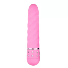 Easytoys Diamond - Twisted Rod Vibrator (Pink)