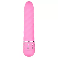 Easytoys Diamond - Twisted Rod Vibrator (Pink)