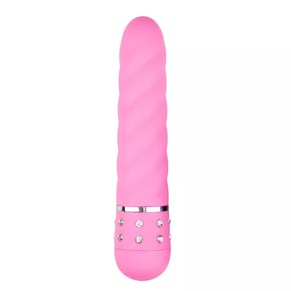 Easytoys Diamond - Twisted Rod Vibrator (Pink)