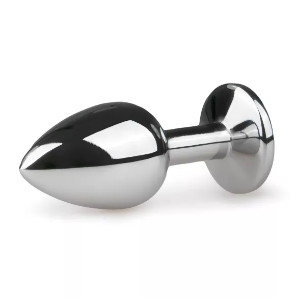 EasyToys - metal anal plug (silver-white)