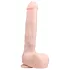 Easytoys - Large Suction Cup Dildo with Balls (11.6") - Natural